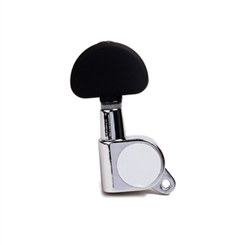 Black/Chrome Half Moon Tuner | Right