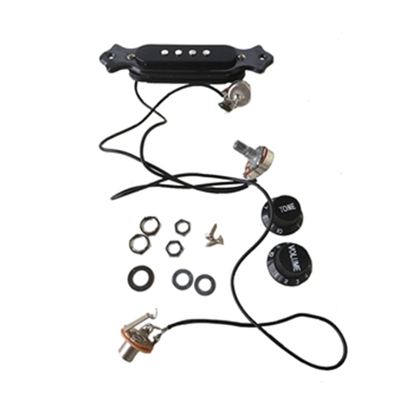 4-String Black Pickup Vol/Tone/Jack