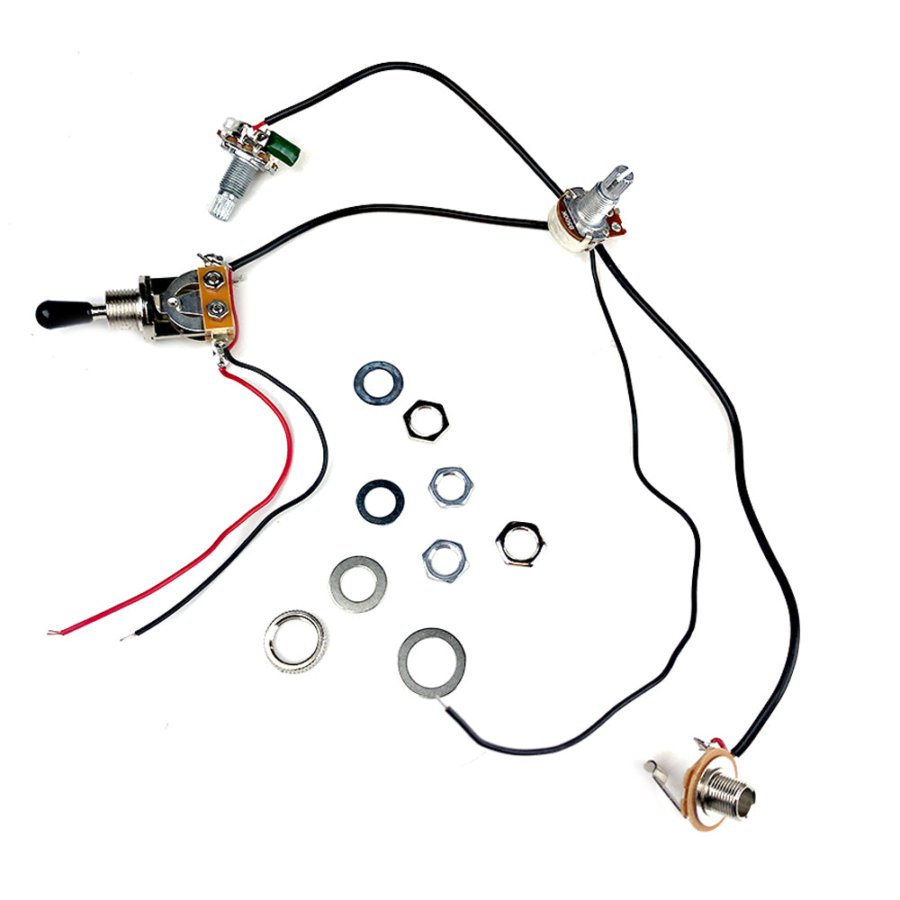Economy 3-Way Volume/Tone/Jack Harness