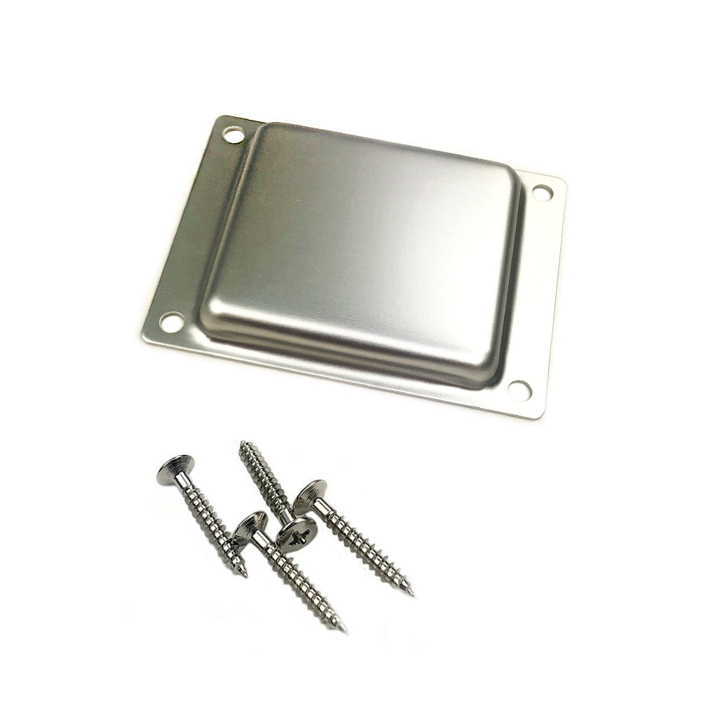 MGB Mini Box Bucker Cover Aluminum Stamped Chrome | 3/4 String