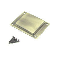 Thumbnail for MGB Mini Box Bucker Cover Aluminum Stamped Antique Brass | 3/4 String