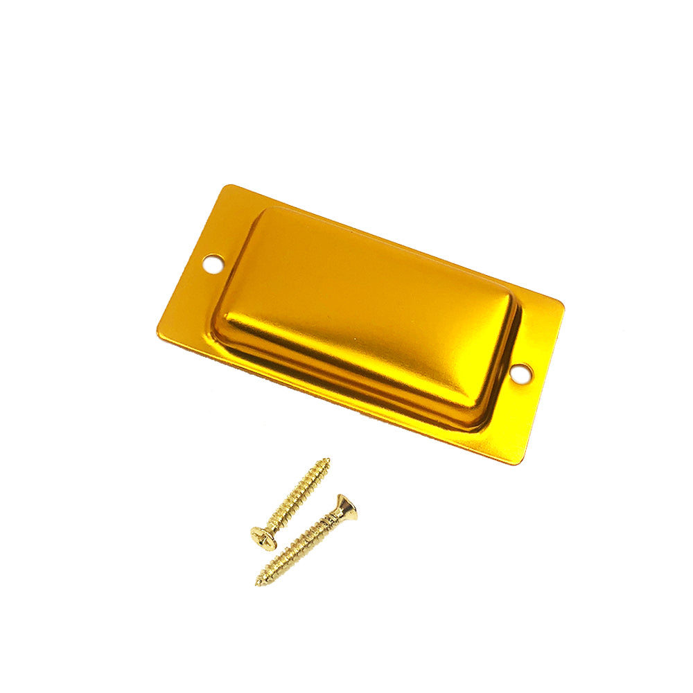 MGB Micro Pup Cover Aluminum Stamped Plated Gold | 3/4 String