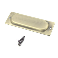Thumbnail for MGB Seven Fitty Screamin Pickup Stamped Antique Brass Cover | 3/4/6 String