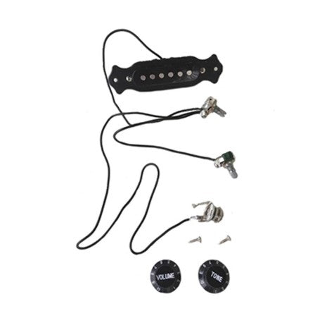 6-String Black Pickup Vol/Tone/Jack