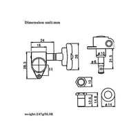 Thumbnail for Deco Style Tuner | Right | Chrome or Black