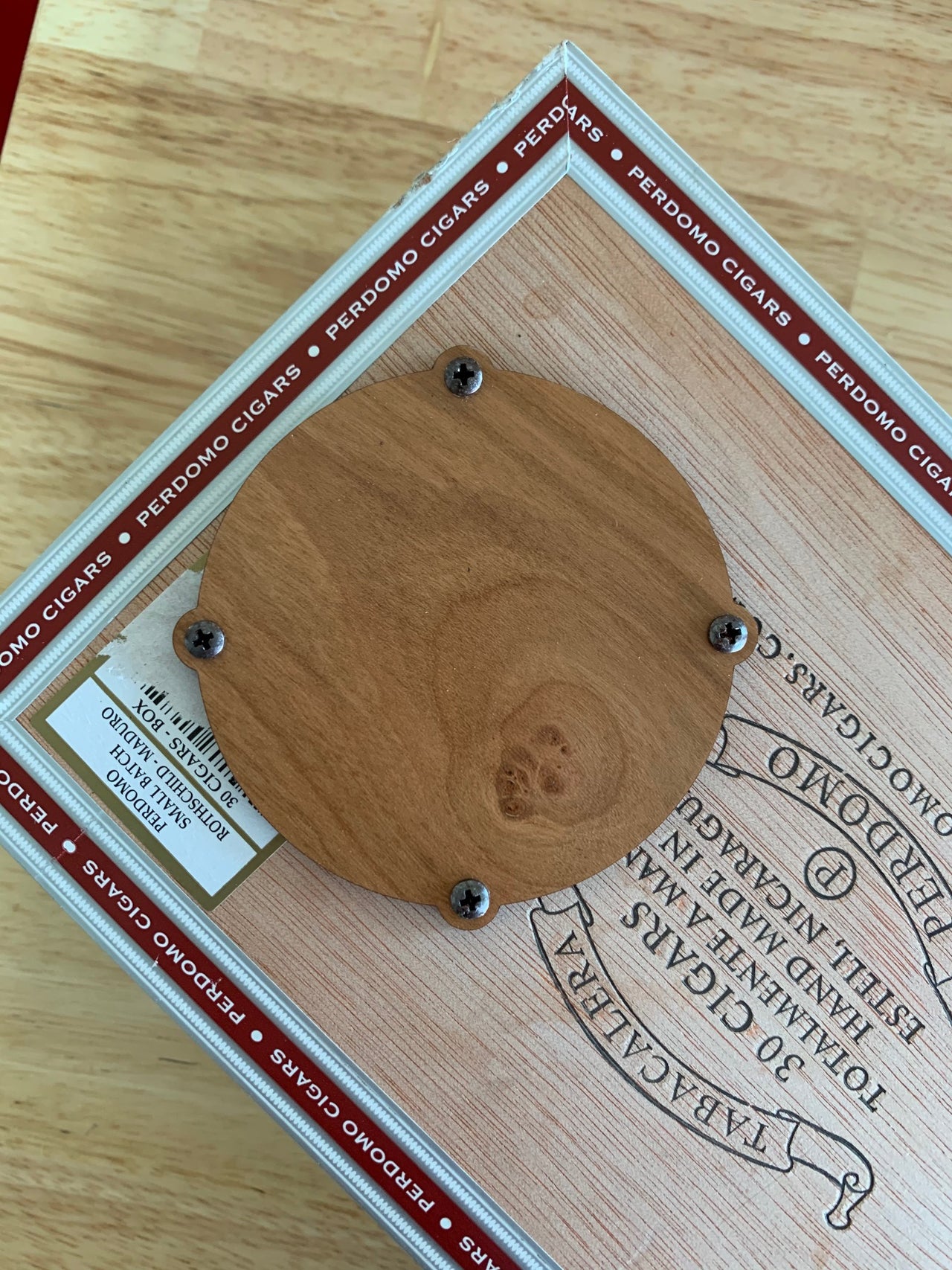 MGB 3” Cover Plate Finished Cherry