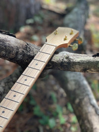 Thumbnail for Easy Neck Okume & Maple Fretted Neck | 24 inch Scale