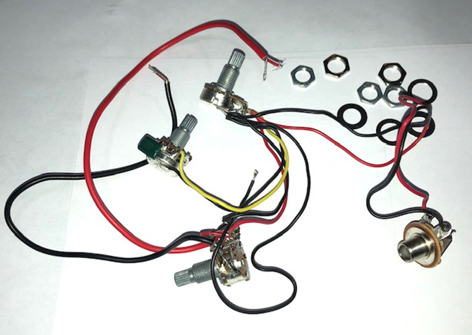 Wire Harness with Volume/Tone/Blending