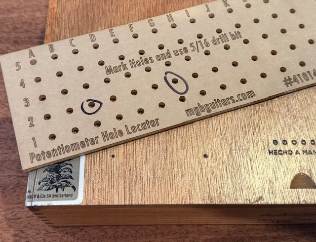 Potentiometer Hole Locator
