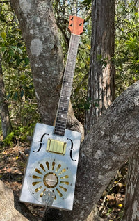 Thumbnail for Brass/Gold Metal Resonator Kit 3 or 4 string