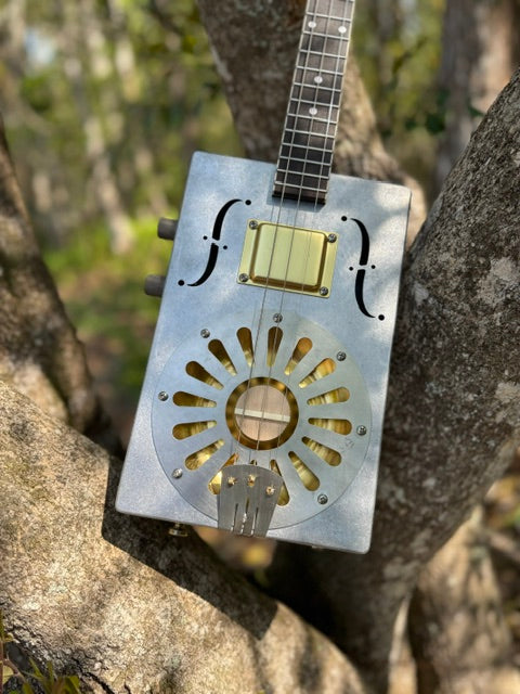 Brass/Gold Metal Resonator Kit 3 or 4 string