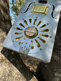 Thumbnail for Brass/Gold Metal Resonator Kit 3 or 4 string