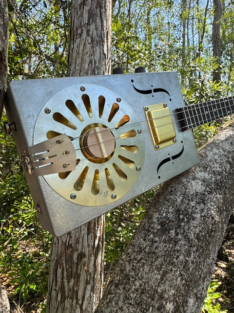Brass/Gold Metal Resonator Kit 3 or 4 string