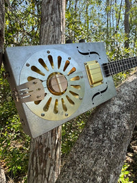 Thumbnail for Brass/Gold Metal Resonator Kit 3 or 4 string