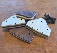 Thumbnail for Rosewood/Maple Laminated Tailpiece- 3 or 4 String
