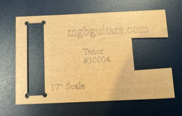 MGB Tenor Ukulele Bridge Placement Template
