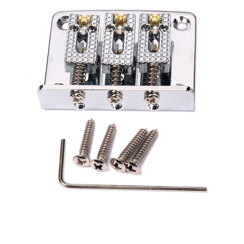 3-String Roller Bridge | Chrome