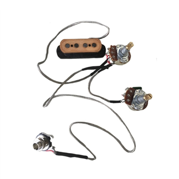 4-String Single Coil Pickup W Vol/Tone/Jack | Cigar Guitar Parts