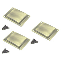 Thumbnail for MGB Mini Box Bucker Cover Stamped Antique Brass | 3/4 String | 3-Pack Bundle
