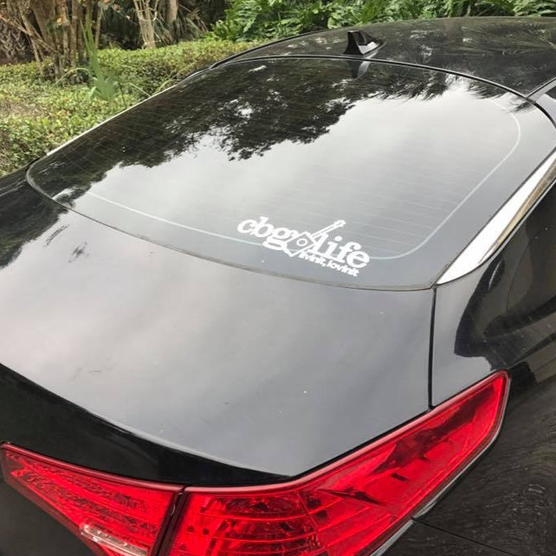 CBGLIFE 4.5" H x 10" W Decal