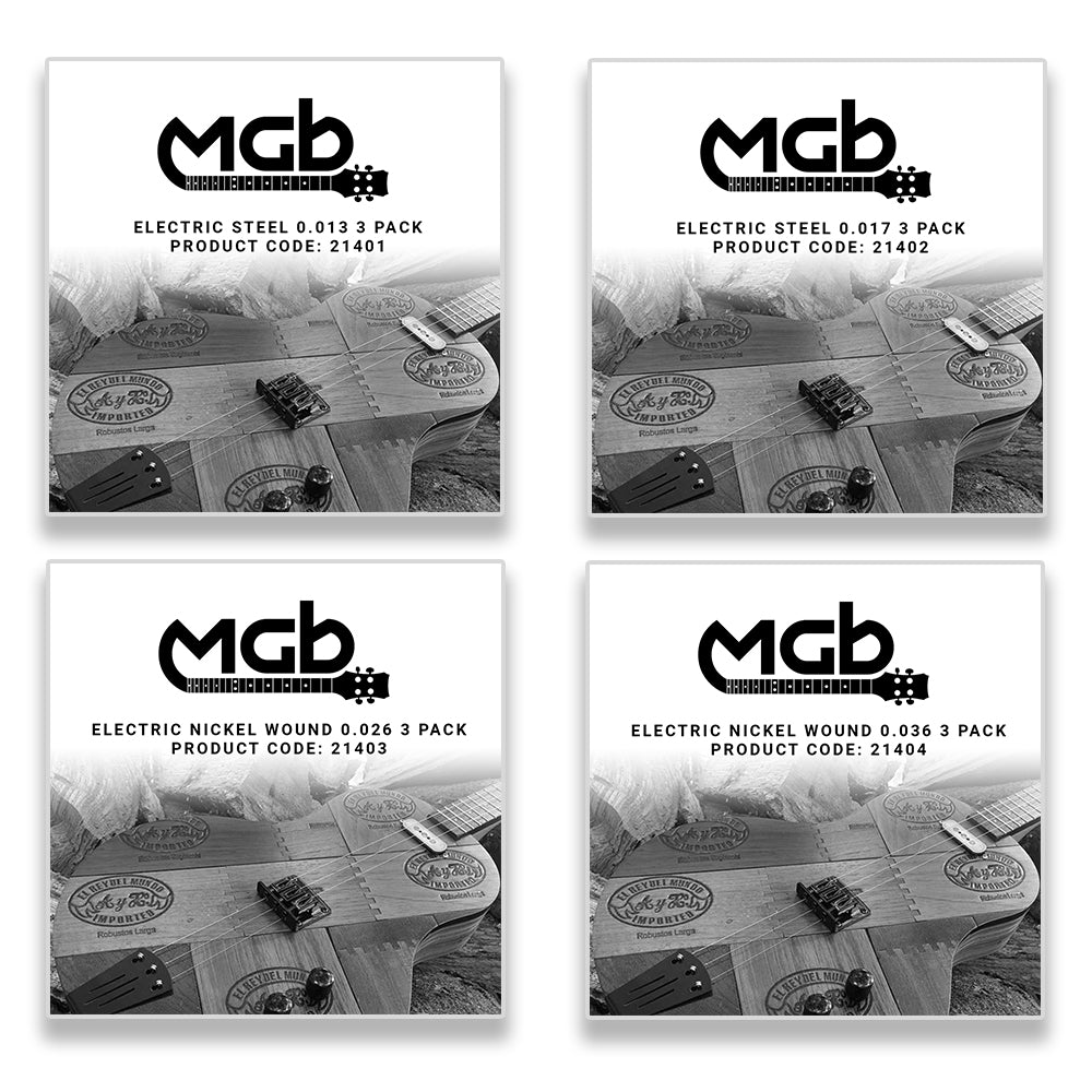 MGB 4 String Electric Medium Kit | 3 Pack