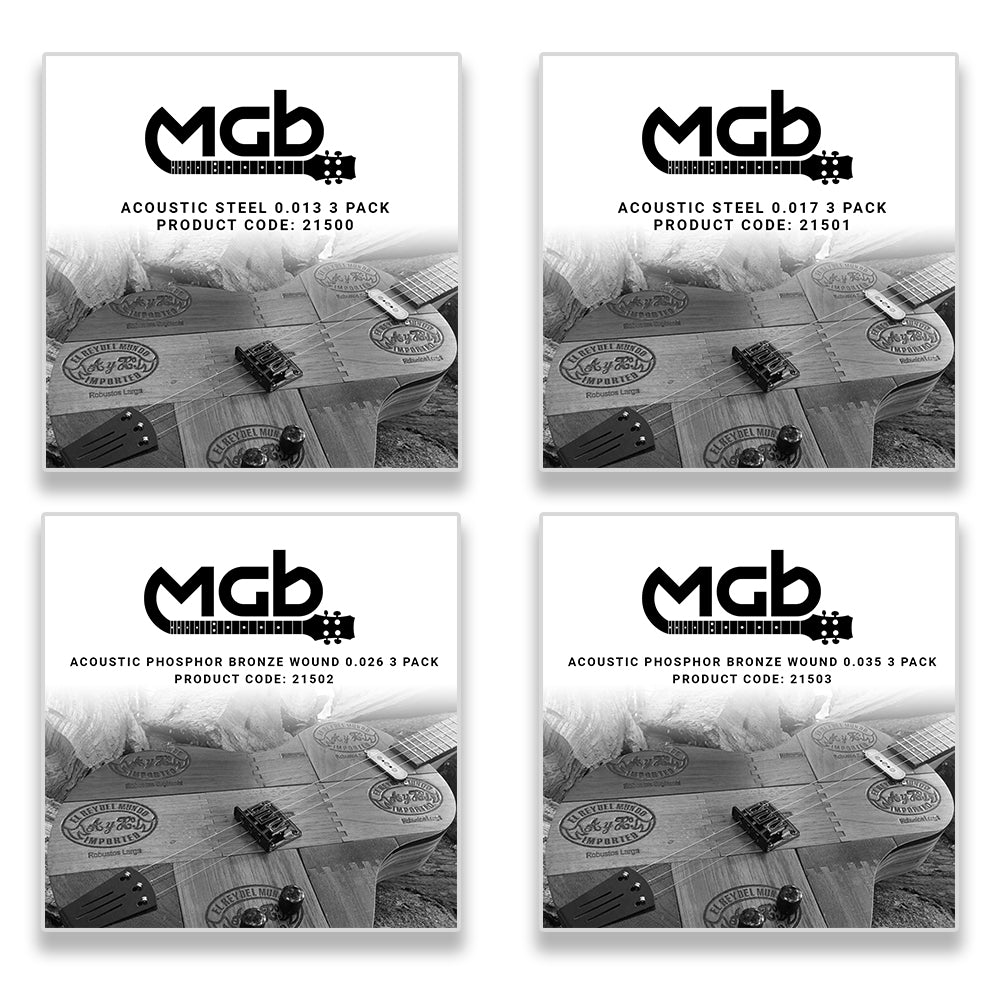MGB 4 String Acoustic Lite Kit | 3 Pack