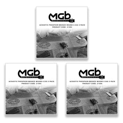 MGB 3 String Acoustic Heavy Kit | 3 Pack