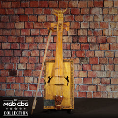 64. Deer Head Violin & Bow