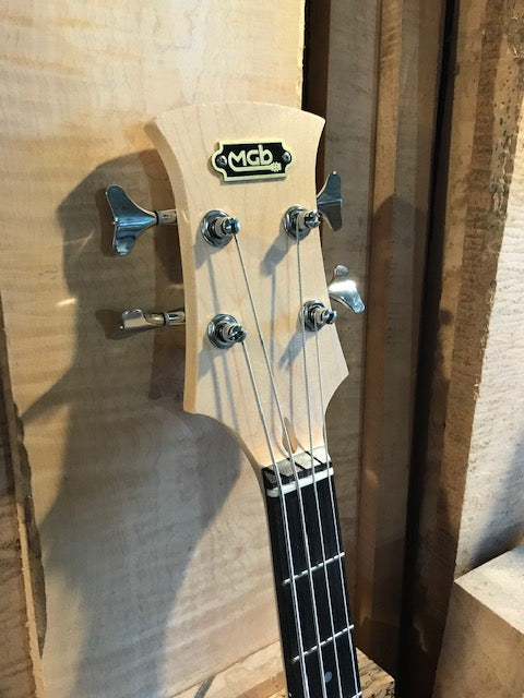 4 String Maple and Rosewood Bass Neck | 34 inch Scale
