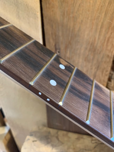 4 String Maple and Rosewood Bass Neck | 34 inch Scale