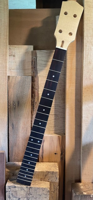 Bass Super Neck-Maple and Rosewood Neck | 30 inch Scale