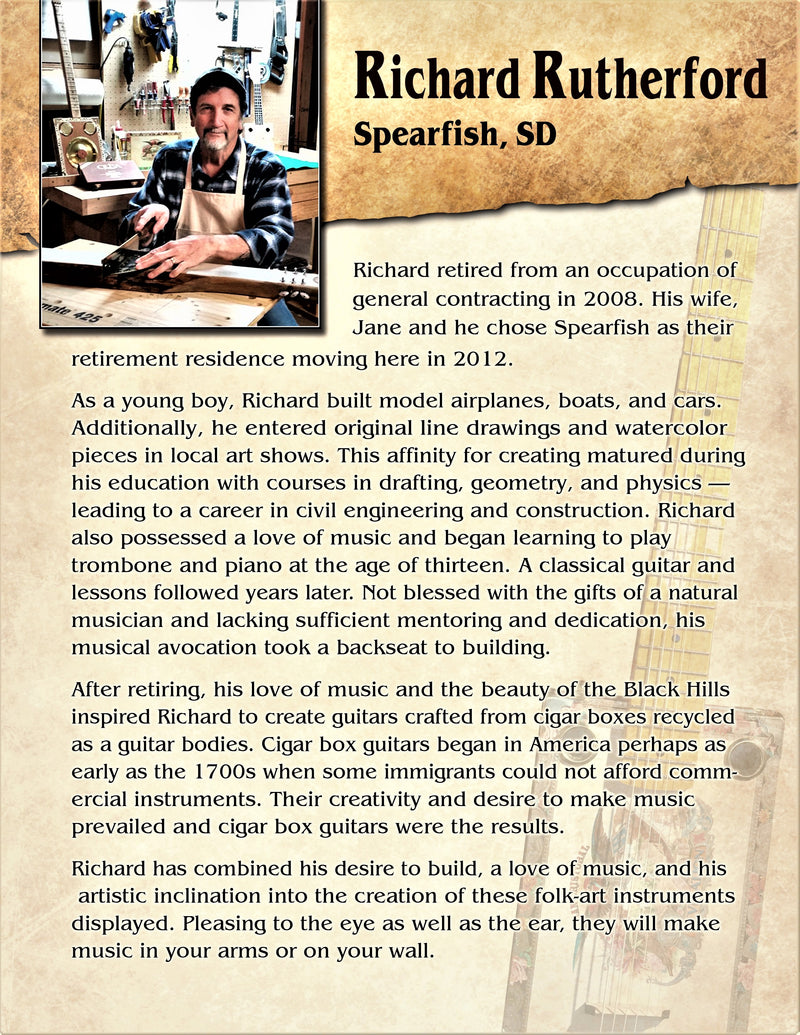 South Dakota, Spearfish, Beetle Tune Guitars, Richard Rutherford