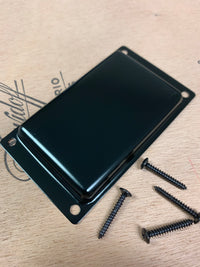 Thumbnail for MGB Mini Box Bucker Aluminum Stamped Cover Black | 6 String